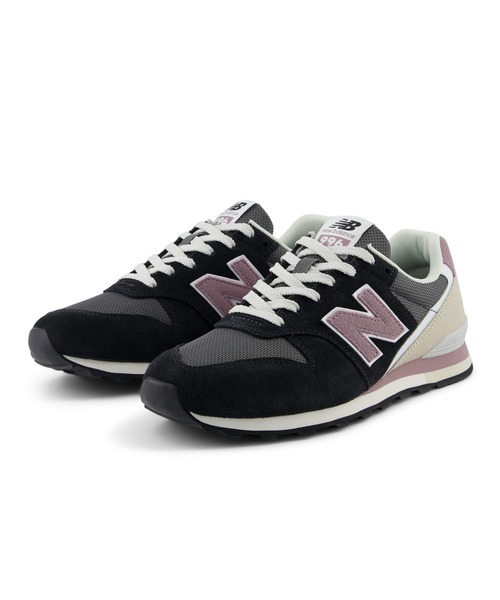 「New Balance」 ローカットスニーカー 23.5cm ブラック レディース_画像6