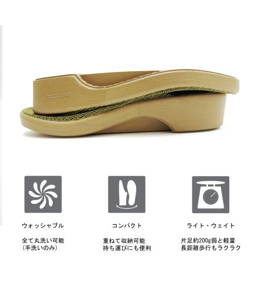 「ARCOPEDICO」 フラットサンダル 38 ブラウン レディース_画像7
