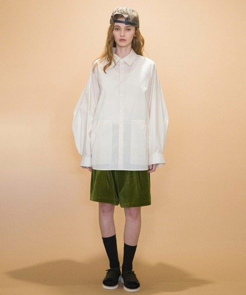 「my beautiful landlet」 長袖シャツ 1 ベージュ メンズ_画像5