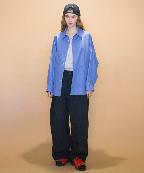「my beautiful landlet」 長袖シャツ 1 ベージュ メンズ_画像8