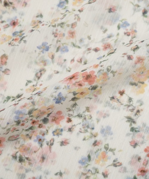 「flower」 長袖ブラウス FREE イエロー レディース_画像10