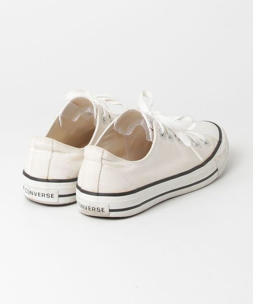 「CONVERSE」 ローカットスニーカー 24.5cm ベージュ レディース_画像2