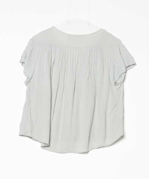 「Khaju」 半袖ブラウス ONE SIZE グリーン レディース_画像2