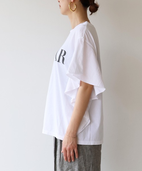 「MICA&DEAL」 半袖カットソー FREE チャコールグレー レディース_画像8