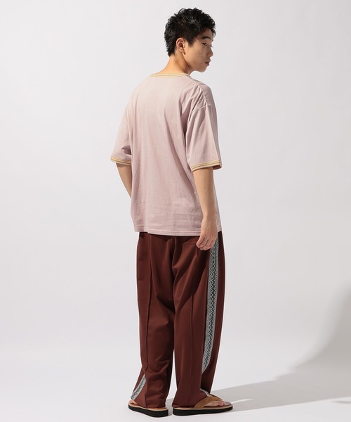 N*a様  × ALWAYS コラボ トラックパンツ　まとめ買い対象 niko and…（ニコアンド） ワイドパンツ パンツ ライトジャージトラック
