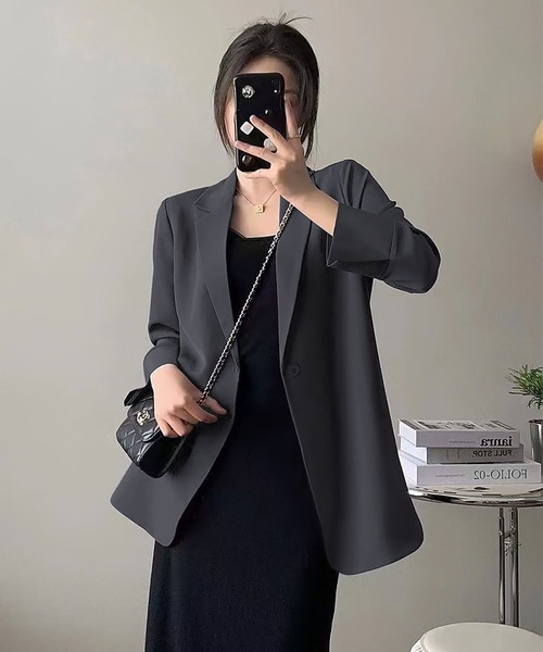 「LOWO」 セットアップ M ライトベージュ レディース_画像3