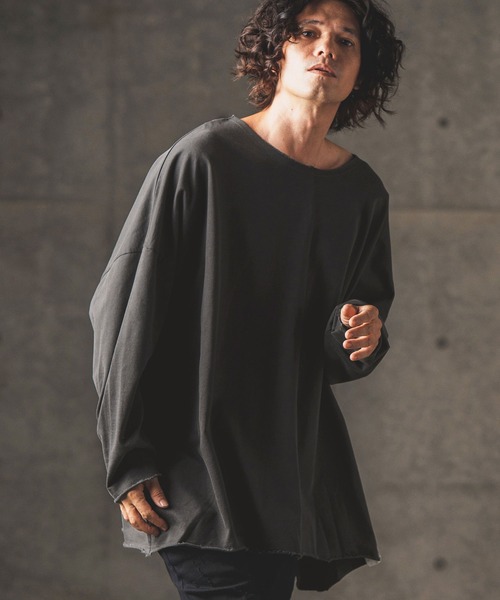 「GLIMCLAP」 長袖Tシャツ L ブラック メンズ_画像4