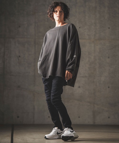 「GLIMCLAP」 長袖Tシャツ L ブラック メンズ_画像6