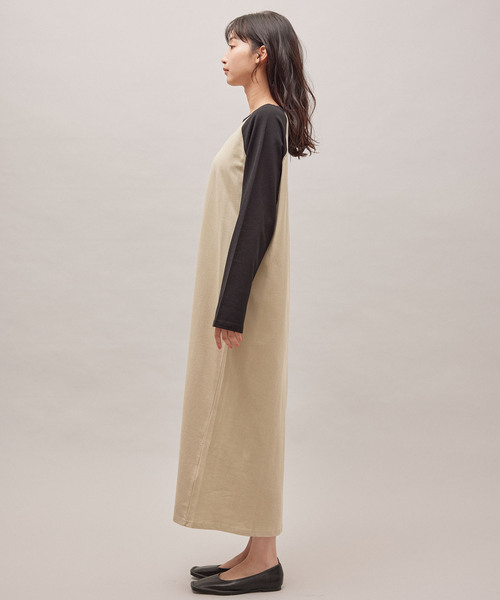 「Jayro」 長袖ワンピース M チャコールグレー レディース_画像4