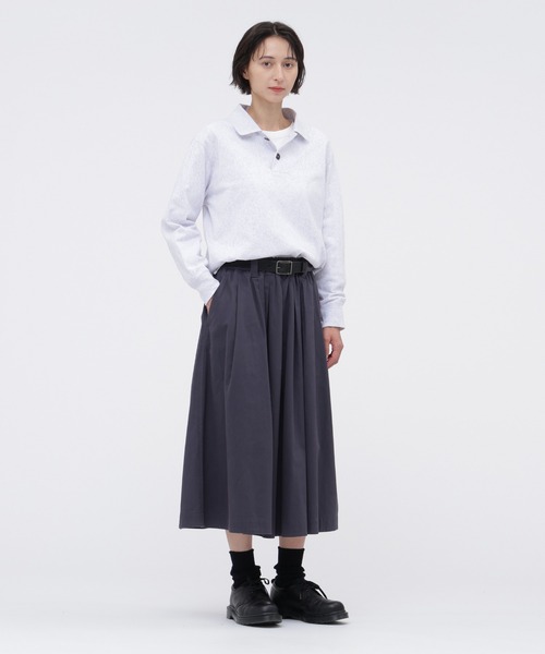 【新品】MHL, スカートsize I MHL.（エムエイチエル） スカート FINE COTTON CHINO TWILL : ZOZOTOWN
