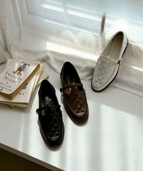 「on:nue」 フラットパンプス 24.0cm ブラック レディース_画像9