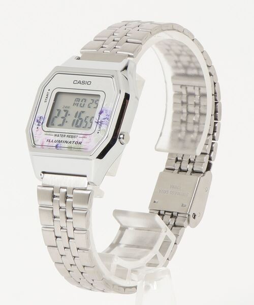 CASIO デジタル腕時計 シルバー CASIO（カシオ）の「CASIO / デジタル シルバーミニ（アナログ