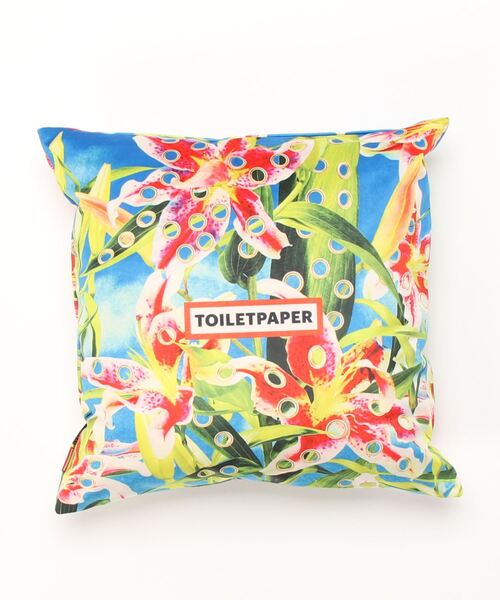 クッション クッションカバー SELETTI TOILETPAPER/クッション 50×50 FLOWERSの画像