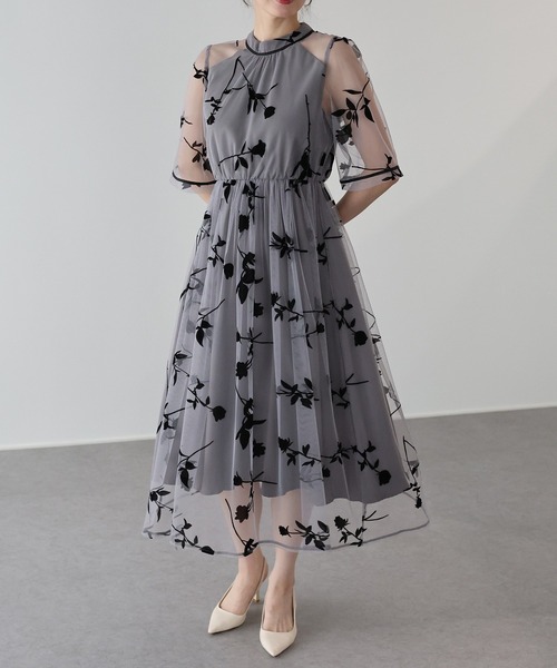 BLUEEAST（ブルーイースト） ドレス 「新色追加」バックリボンレース