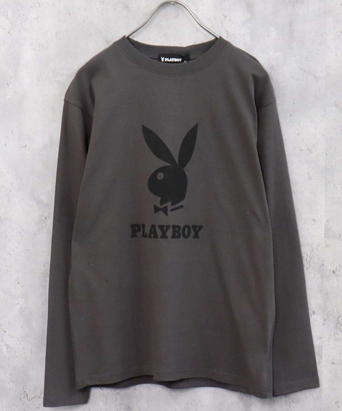 80s PLAY BOY プレイボーイ Tシャツ グレー 80s PLAY BOY プレイボーイ Tシャツ グレー PLAYBOY - PLAY BOY