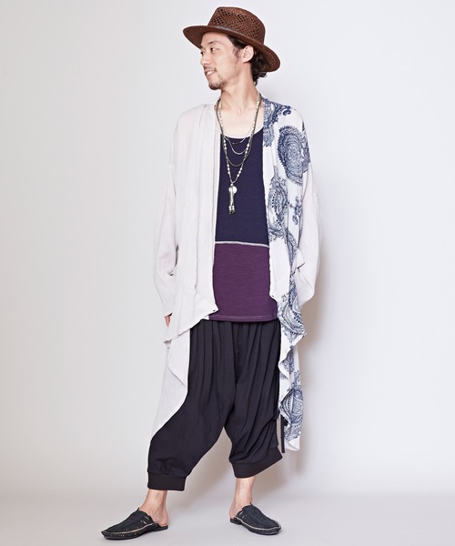 チャイハネ カーディガン 「チャイハネ」アシトラMEN'S変形