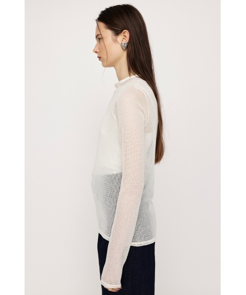 tシャツ ASYMMETRY DESIGN MESH TOPS アシンメトリー デザイン メッシュ トップス レディース SLY tシャツ ASYMMETRY DESIGN MESH TOPS アシンメトリー