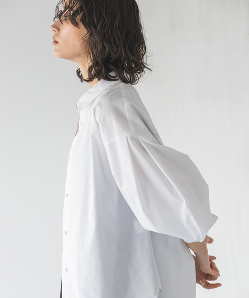 ブラウス シャツ バックコクーンBIGシャツ レディース A part by シャツ ブラウス ソロテックスコクーンBIGシャツ