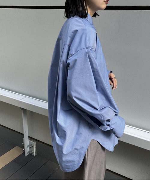 ブラウス シャツ バックコクーンBIGシャツ レディース A part by シャツ ブラウス ソロテックスコクーンBIGシャツ