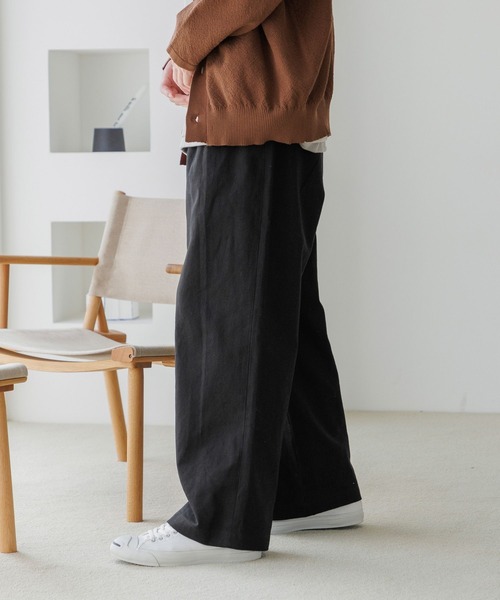 niko and…（ニコアンド） パンツ 2タックワイドテーパード メンズ