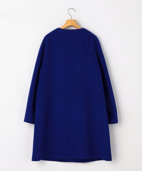 NOLLEY'S Sophi（ノーリーズソフィー） KIWI LAMBノーカラーコート