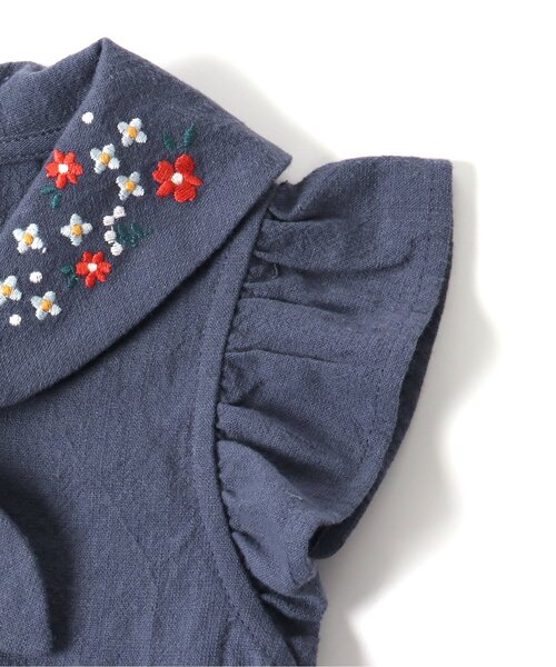 Seraph ワンピース 「リンク」クラフト刺繍セーラーカラーワンピース