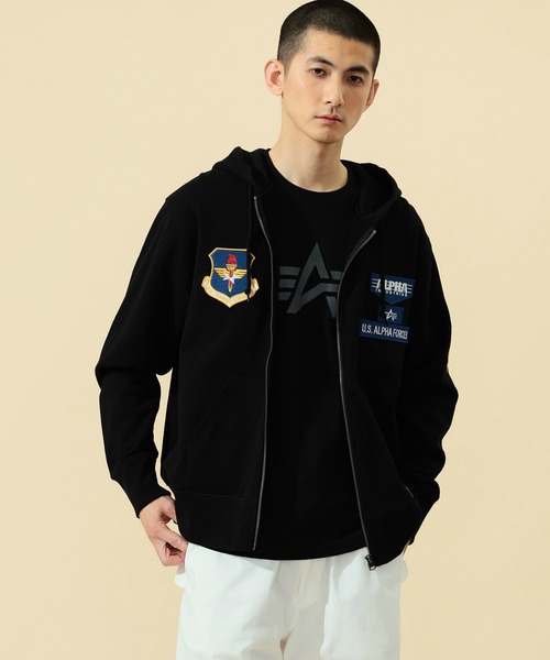 3846様 AAPE×ALPHA INDUSTRIES ハーフジップパーカー