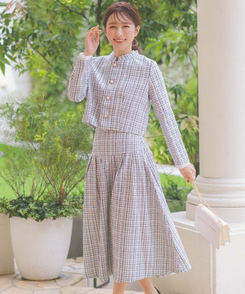 J.MARINE ★タグ付未使用 /スカートセットアップ　大人可愛い スーツ RUIRUE BOUTIQUE ママスーツ レディースセットアップ セレモニー
