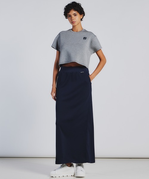 ESSENTIAL（DOUBLE STANDARD CLOTHING） スカート ジップスリット裏毛