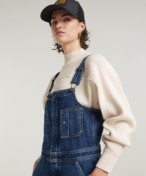 G-STAR RAW サロペット オーバーオール STRAIGHT LEG ZIP