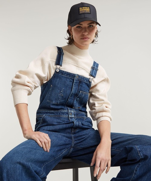 G-STAR RAW サロペット オーバーオール STRAIGHT LEG ZIP