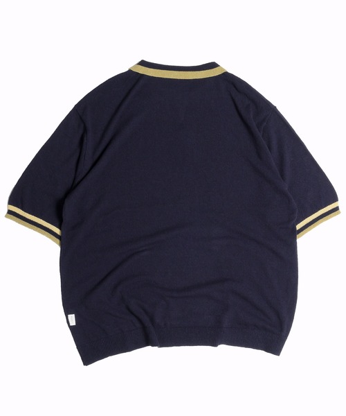 tシャツ ラインスキッパーニット レディース メンズ MUHET tシャツ ラインスキッパーニット レディース メンズ