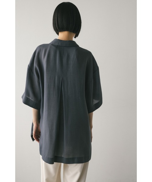 ブラウス シャツ シアーボクシーシャツ レディース STYLEMIXER ブラウス シャツ シアーボクシーシャツ レディース