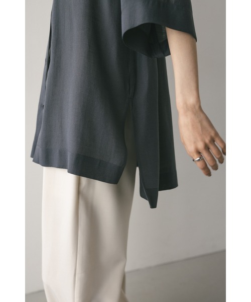 STYLEMIXER ブラウス シャツ シアーボクシーシャツ レディース