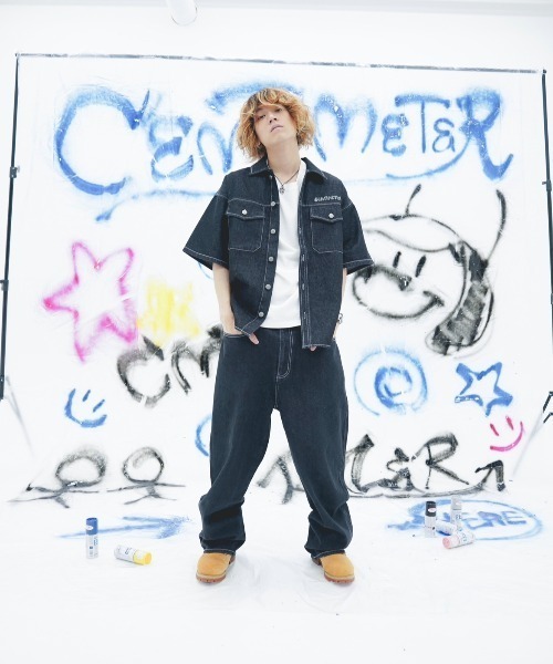 centimeter パンツ centimeter ジーンズ Rigid CMT ruler denim pants メンズ