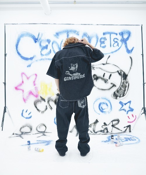 centimeter ジーンズ Rigid CMT ruler denim pants メンズ