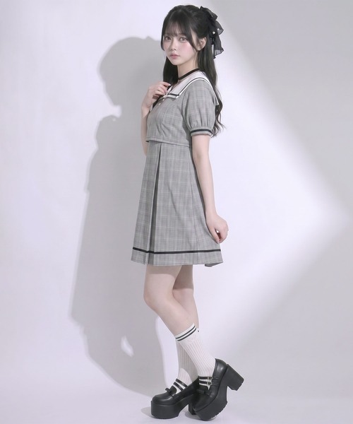 DearMyLoveRose（ディアマイラブローズ） ワンピース 夏 半袖 スクエア