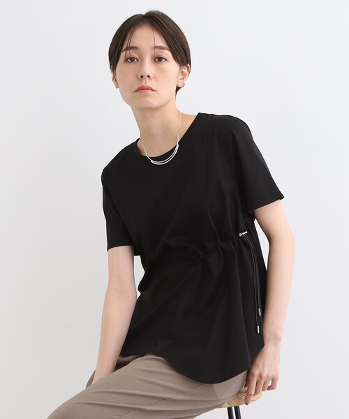 INDIVI（インディヴィ） tシャツ 「洗える／トレンド」ドロスト
