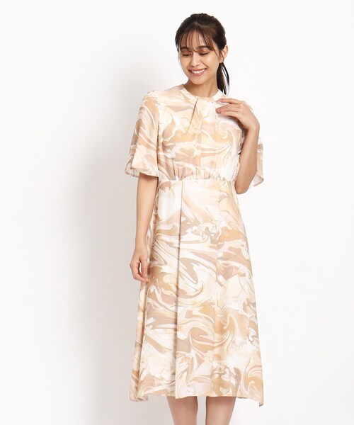 【uzihso ✨】❤️COUP DE CHANCE✨洗えるワンピース セール】【洗える】カシュクール風ワンピース（ワンピース