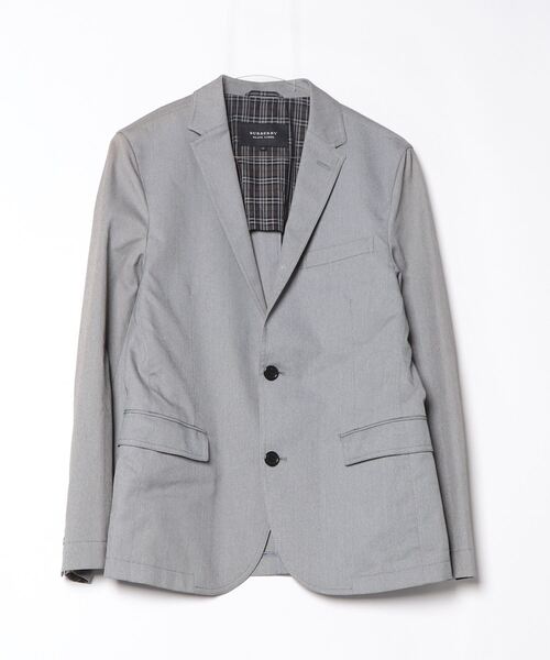 BURBERRY BLACK LABEL／テーラードジャケット／グレー BURBERRY BLACK LABEL」 テーラードジャケット M グレー メンズ