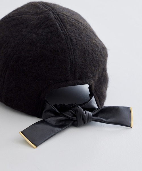 ENTWURFEIN エントワフェインAGATA キャップブラック