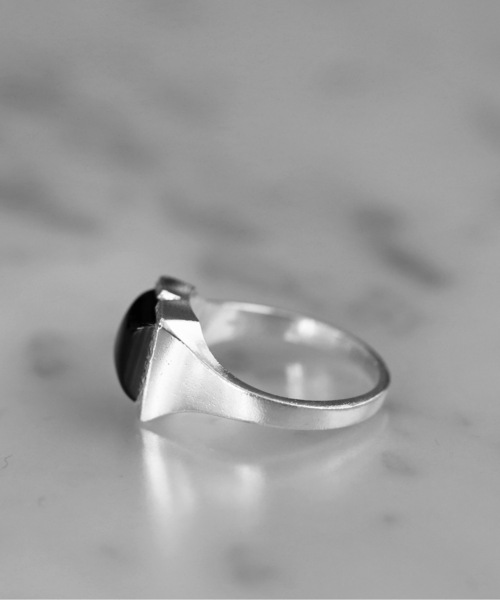 vv 指輪 リング vv.jewelry /スクエアオニキスリング silver925