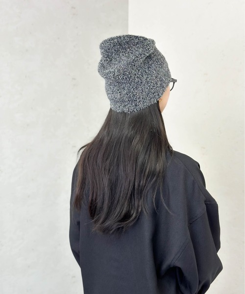 Per sist ence（パーシエンス） ニット帽 ニットキャップ ラメニット