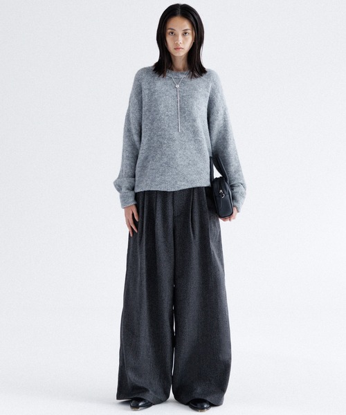 SINSS セーター ニット Basic shaggy knit / ベーシックシャギーニット