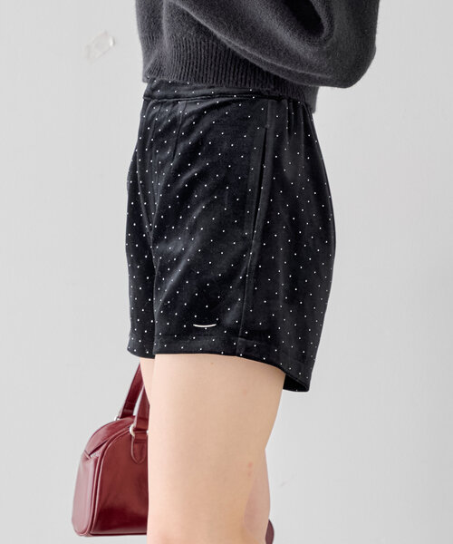 Stone  黒 ショートパンツ VANS / DRILL LOOSE DENIM SHORT