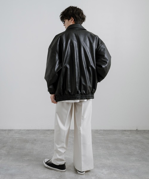 Rocky Monroe ブルゾン アウター オーバーサイズ PUレザー