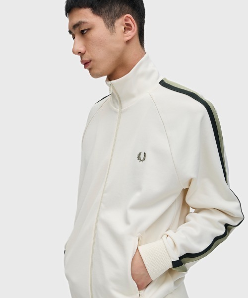 FRED PERRY ジャージ Two Colour Tape Track Jacket／ツーカラー