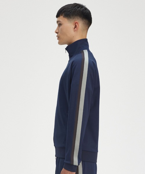 FRED PERRY メンズジャージ、スウェット トップス（色：ブルー系