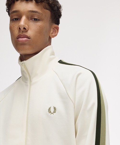 FRED PERRY ジャージ Two Colour Tape Track Jacket／ツーカラー