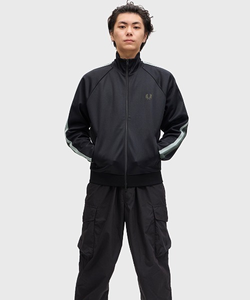 FRED PERRY ジャージ Two Colour Tape Track Jacket／ツーカラー